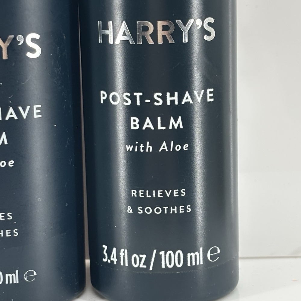 Lot of 3 Harry's Post Shave Balm with Aloe 3.4 oz Men's After Shave Care - Picture 2 of 4